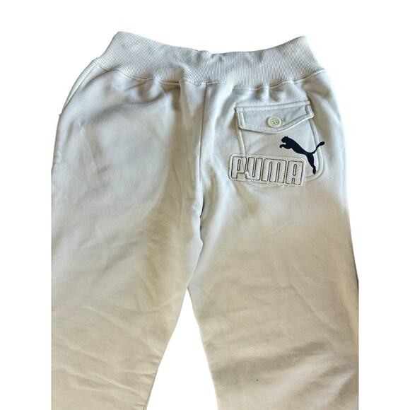 PUMA STRAIGHT LEG RAW HEM SWEATPANTS NWOT SIZE MEDIUM - Picture 4 of 7